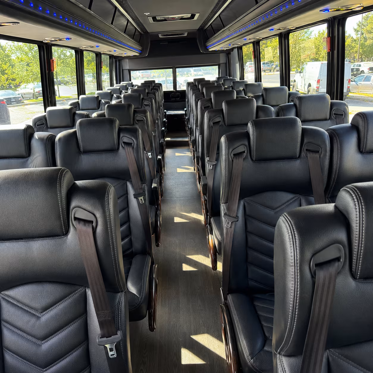 30 passenger minibus inside