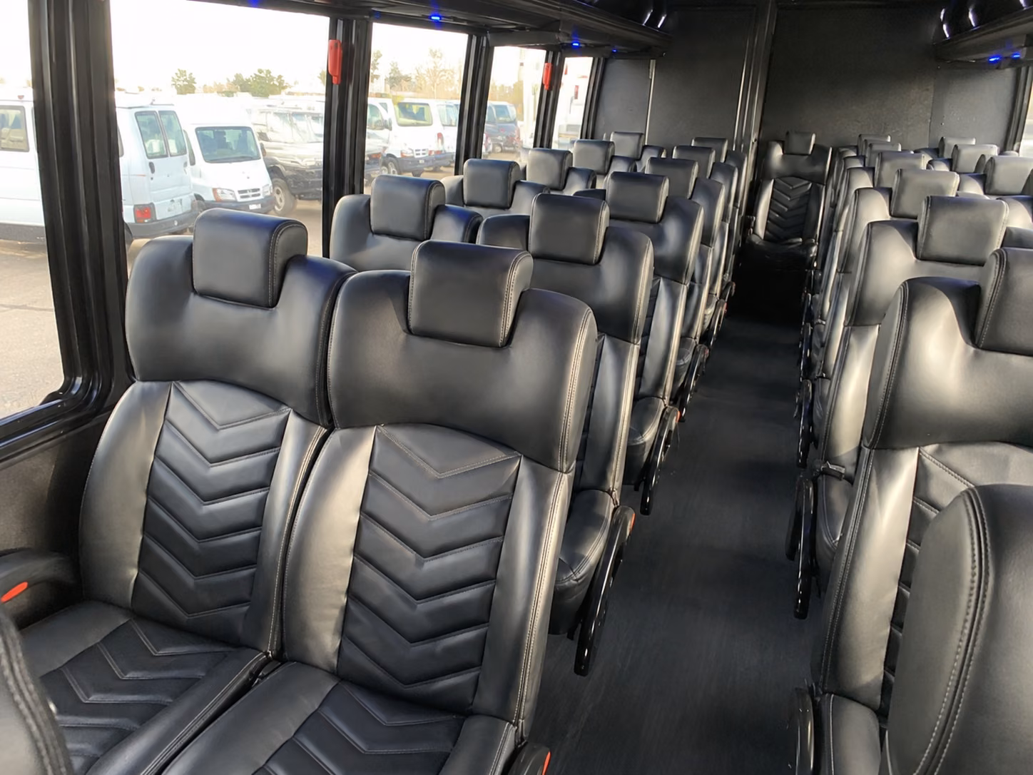 ventura 15 passenger minibus interior