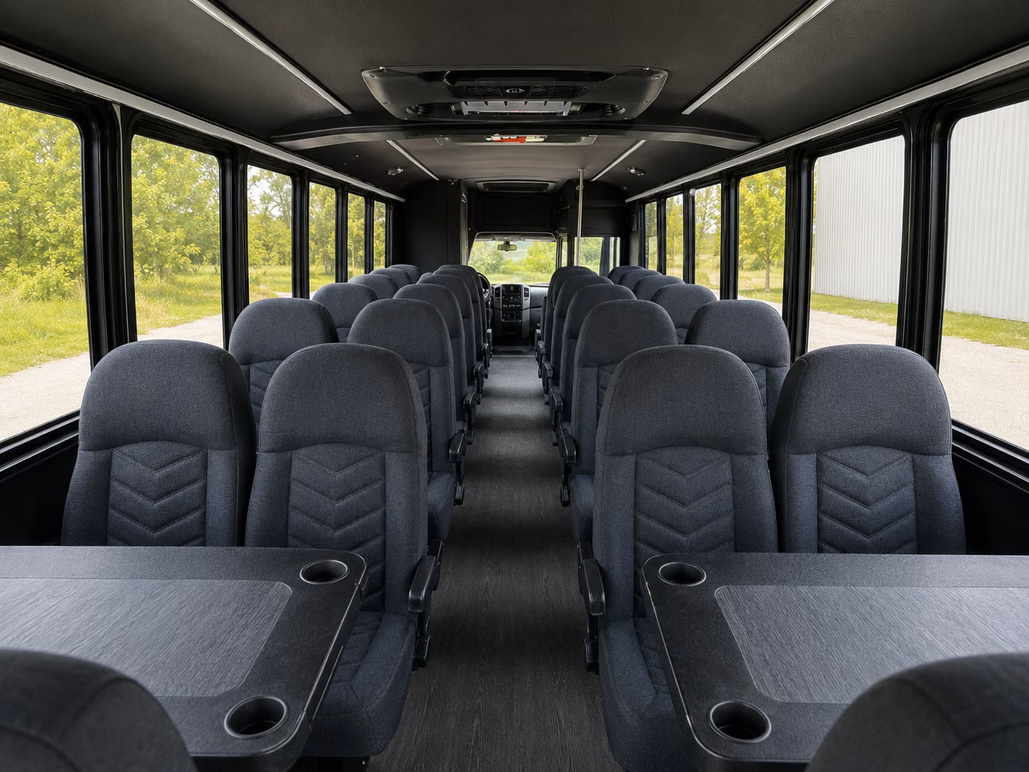 ventura 18 passenger minibus inside