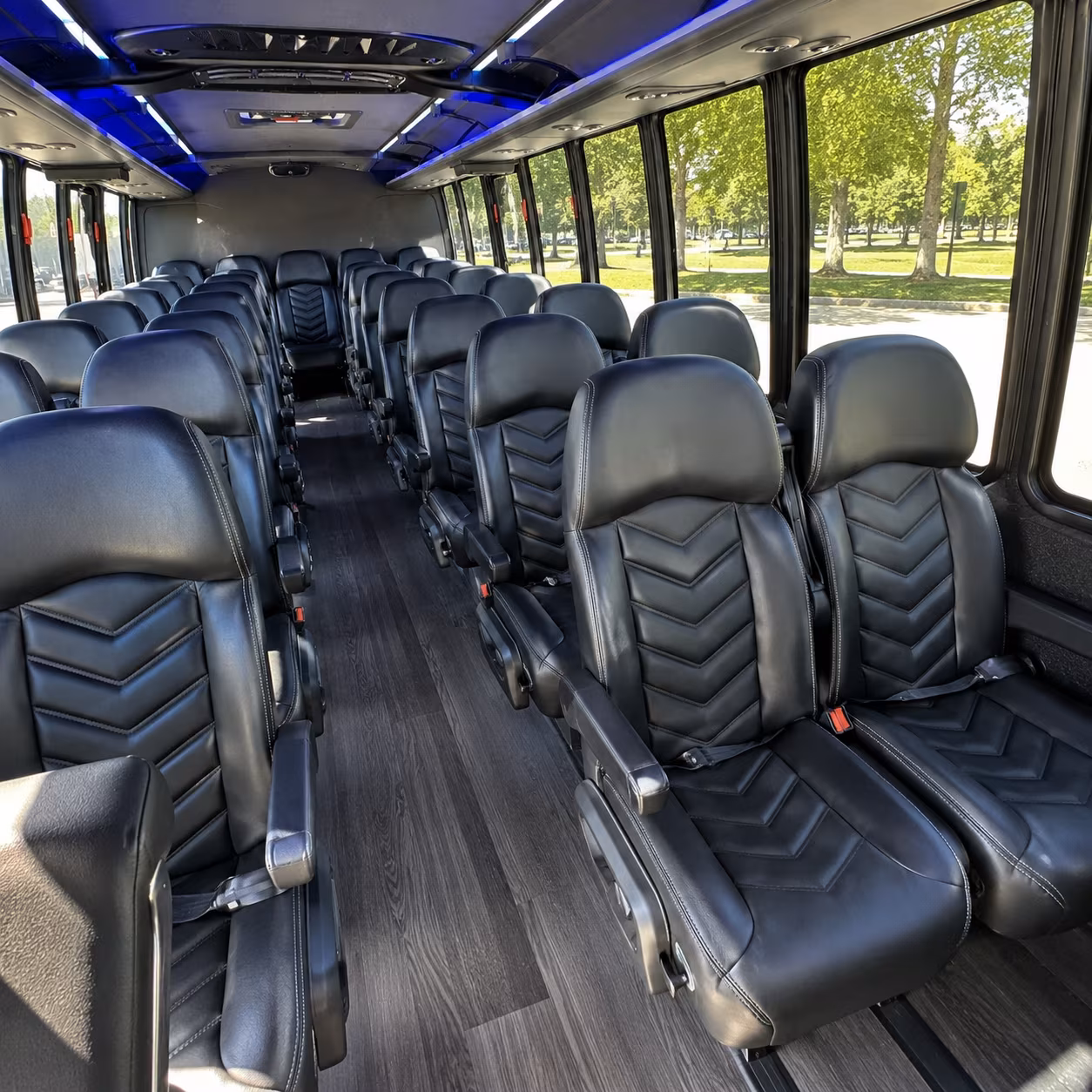 ventura 25 passenger minibus interior