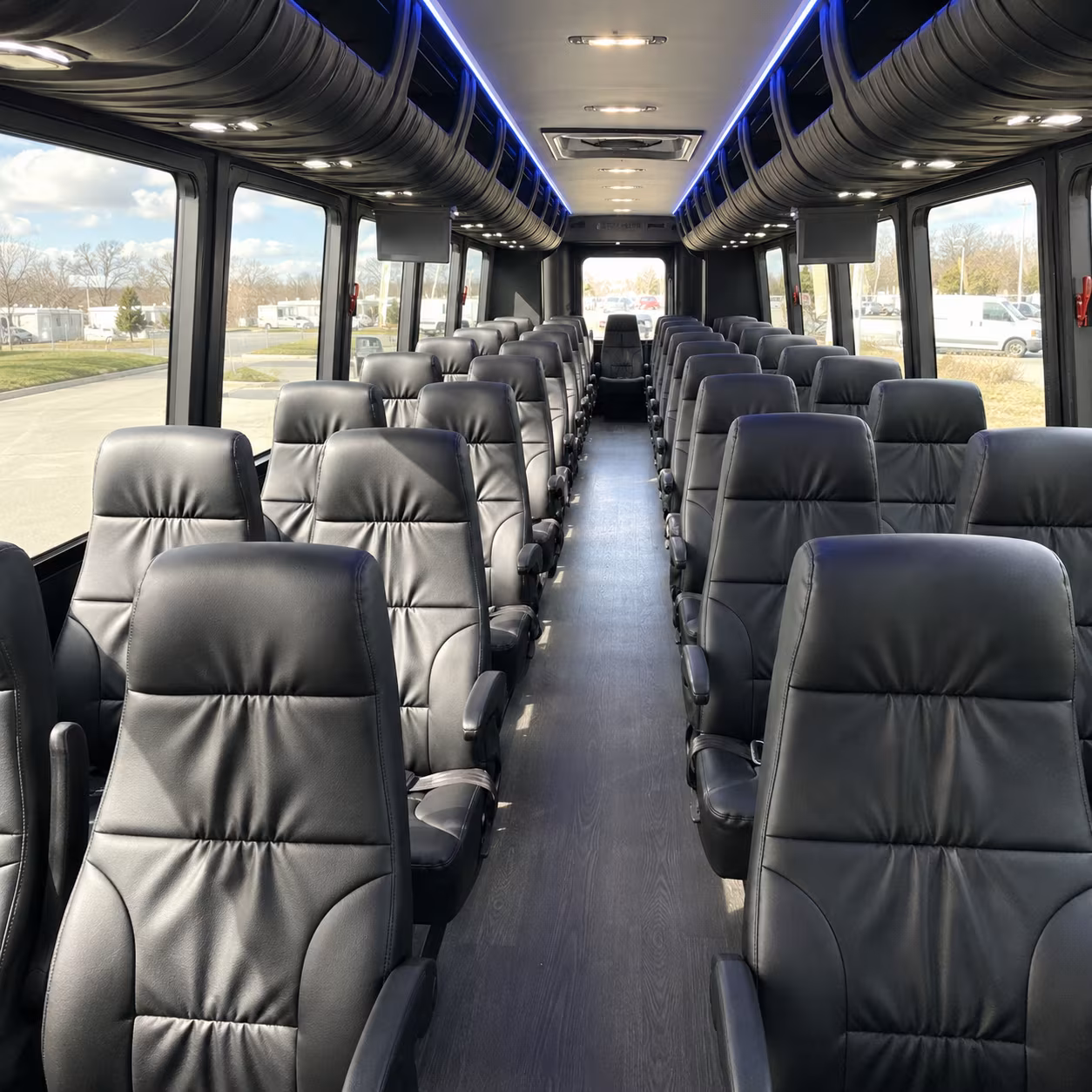 ventura 35 passenger minibus inside