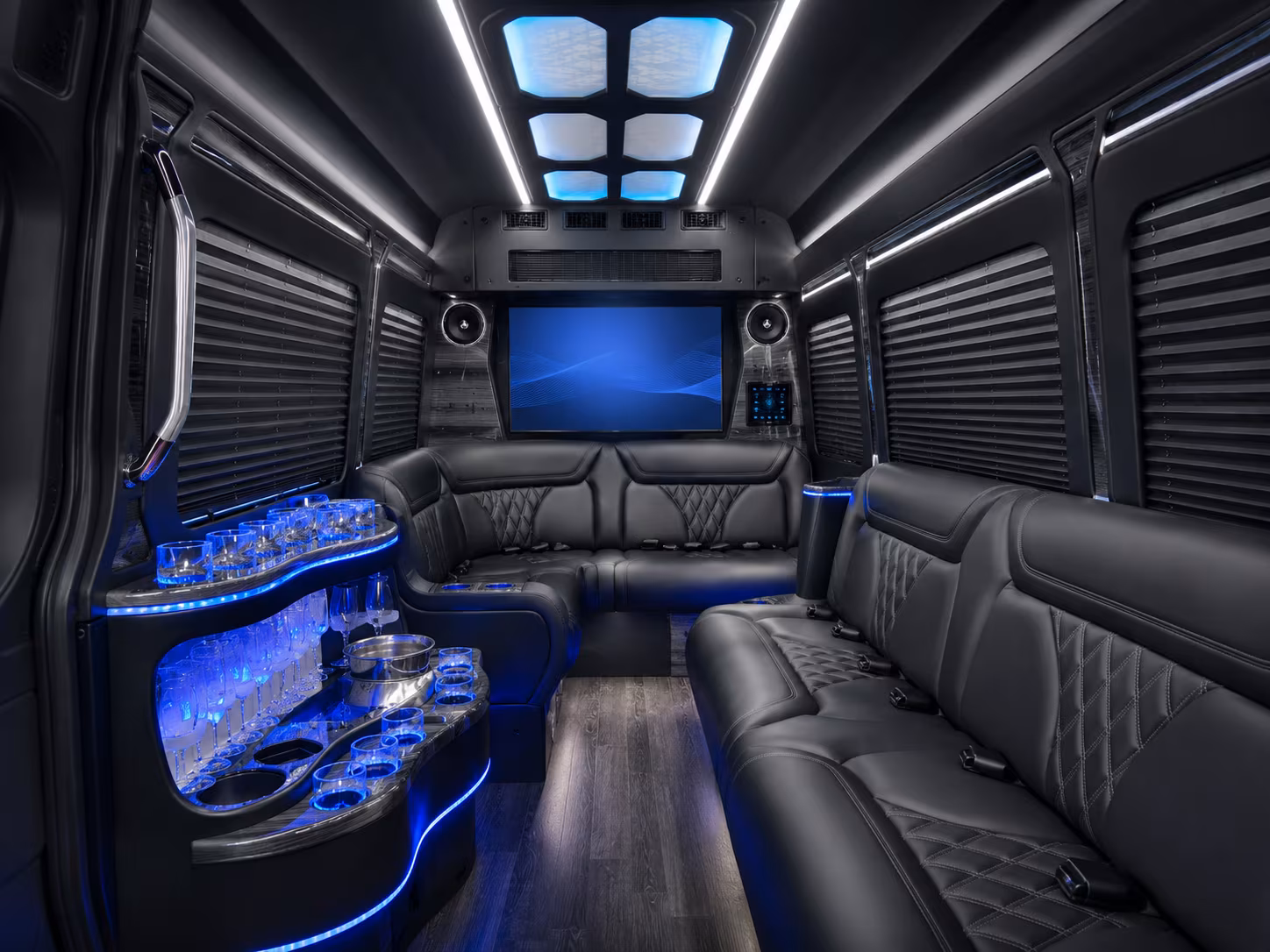 ventura private event transportation onboard seating