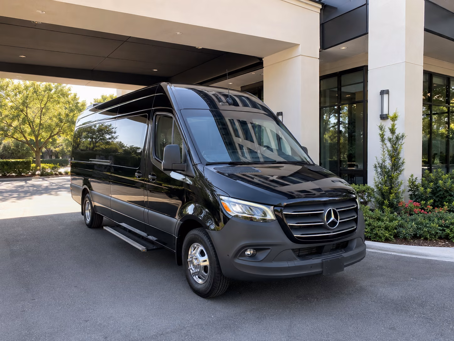 ventura sprinter van with driver